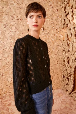 Cheap Ulla Johnson Haley Cardigan Noir