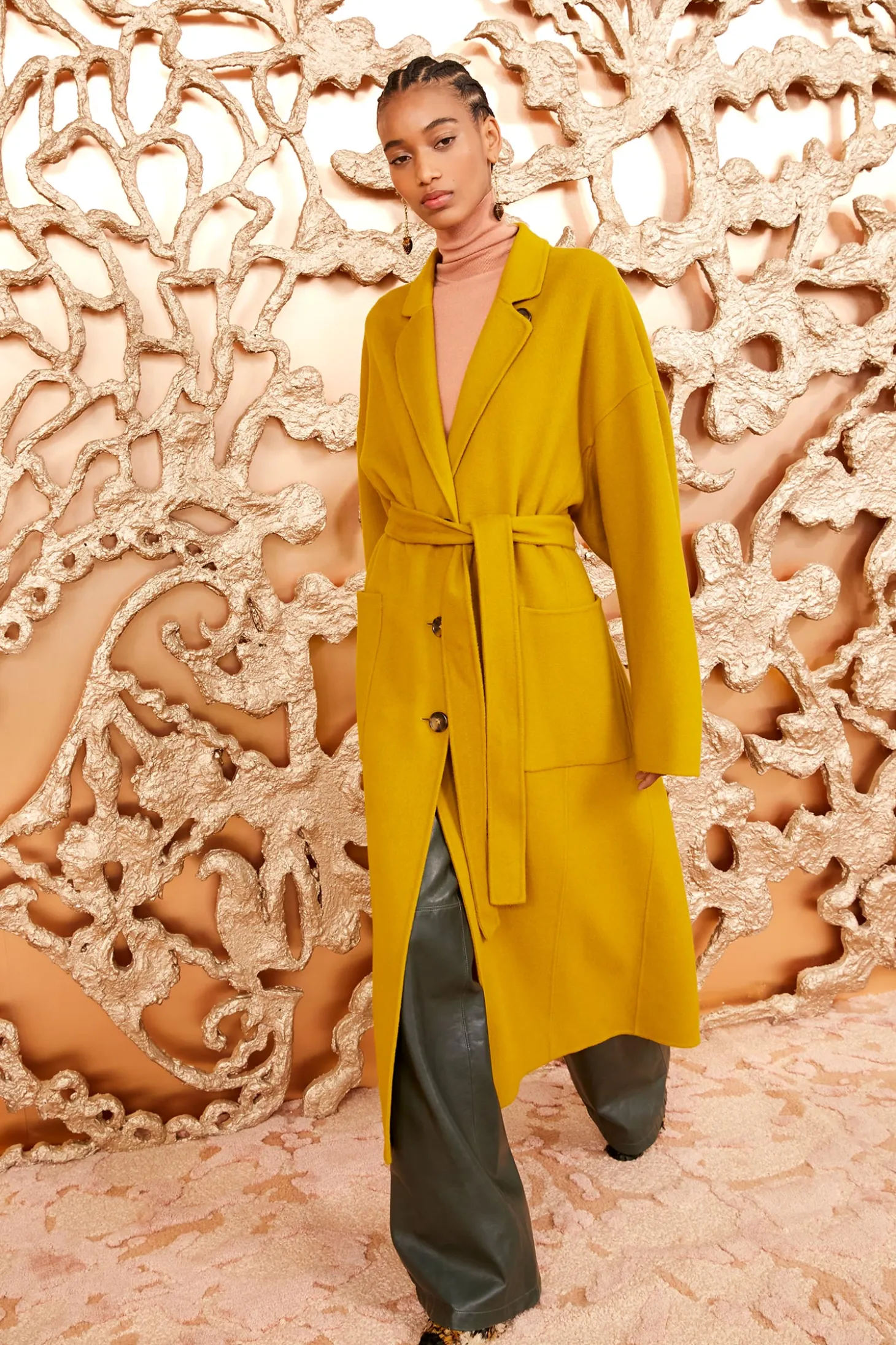 New Ulla Johnson Harlow Coat Turmeric