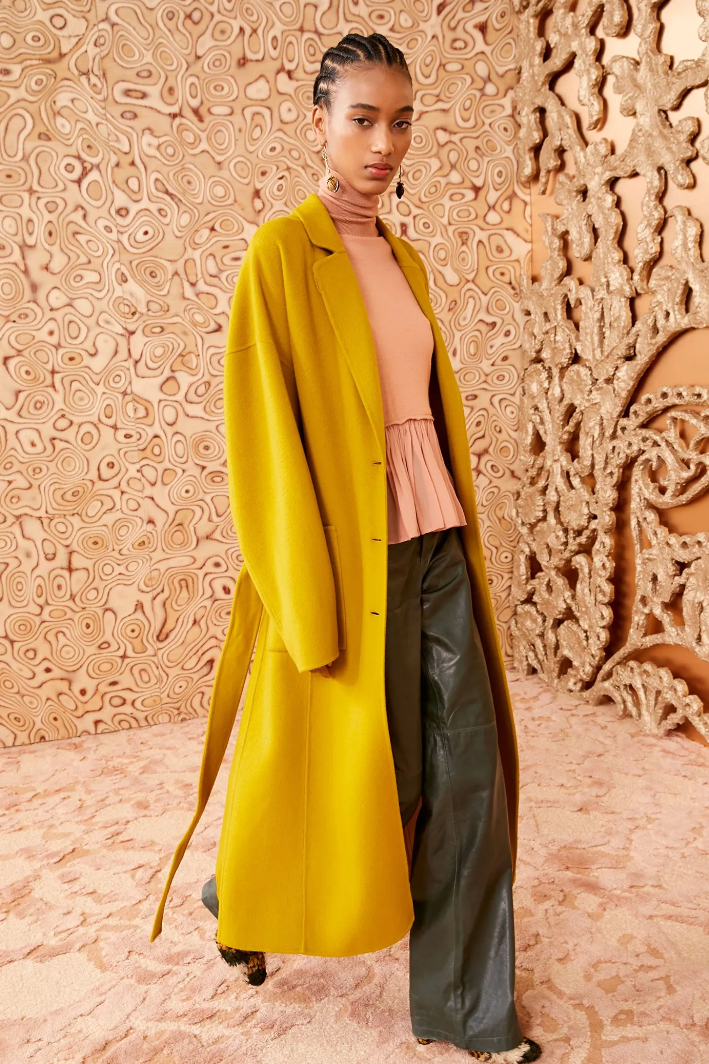New Ulla Johnson Harlow Coat Turmeric