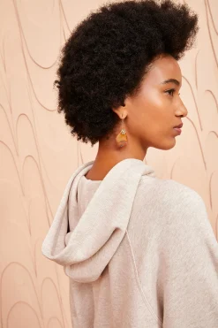 Online Ulla Johnson Iggy Hoodie Oatmeal Melange