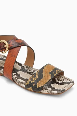 Sale Ulla Johnson Iyla Flat Python Colorblock