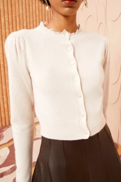 Cheap Ulla Johnson Jana Cardigan Ivory