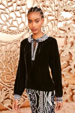 Fashion Ulla Johnson Julien Top Obsidian