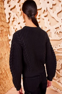 Shop Ulla Johnson Juniper Pullover Noir