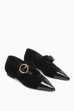 Sale Ulla Johnson Kiki Flat Noir