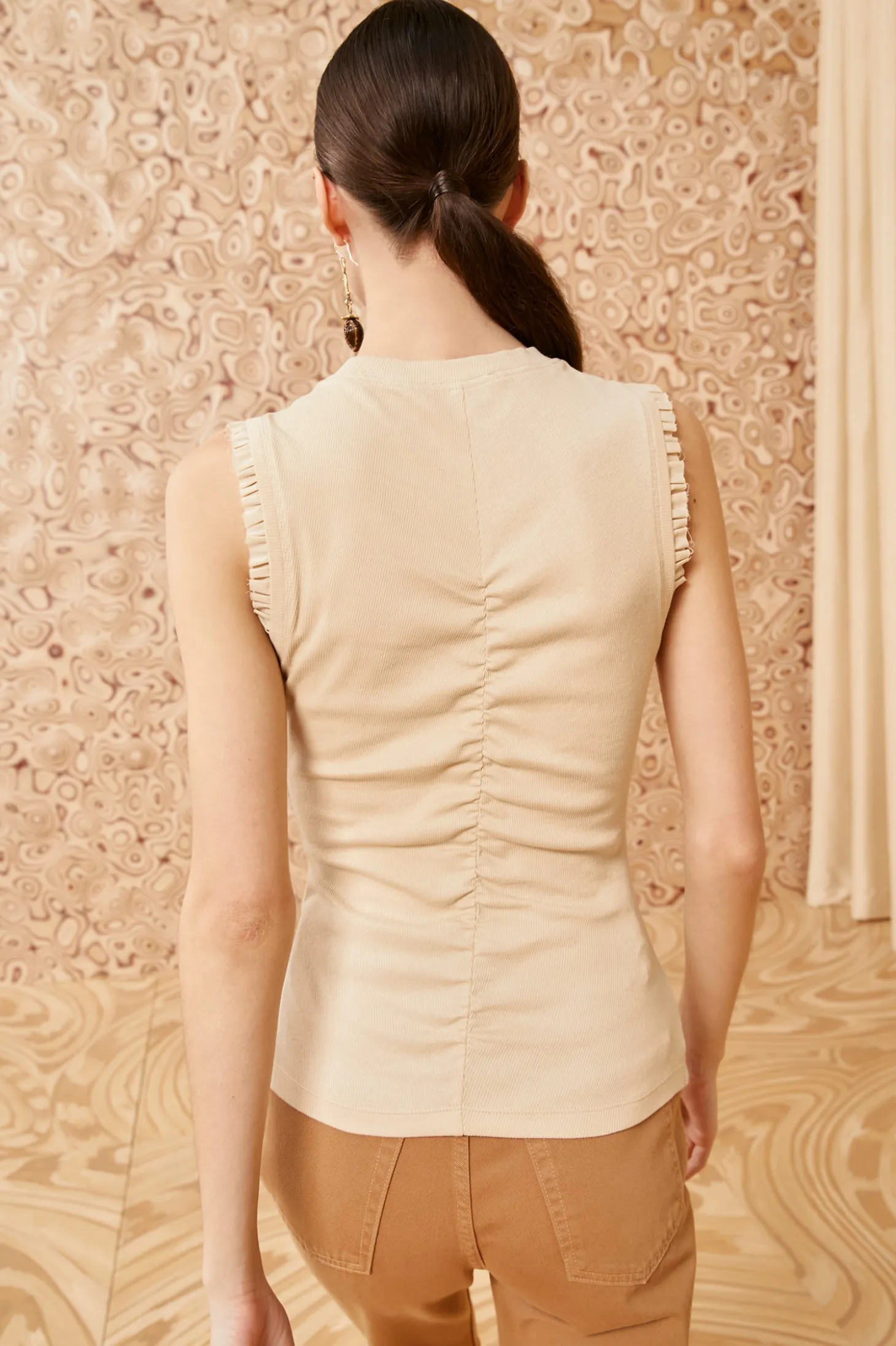 Best Sale Ulla Johnson Kyla Top Driftwood