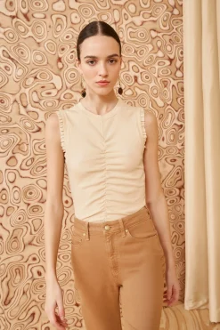 Best Sale Ulla Johnson Kyla Top Driftwood