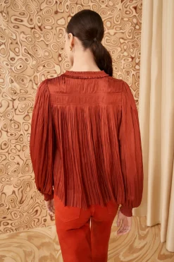 Discount Ulla Johnson Leah Blouse Tierra