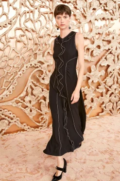 Sale Ulla Johnson Lille Dress Noir