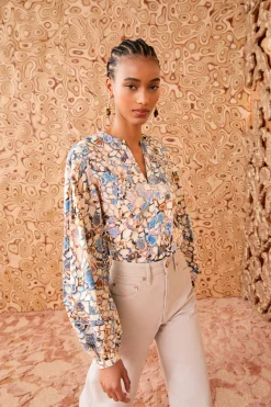 Fashion Ulla Johnson Llara Blouse Ibis