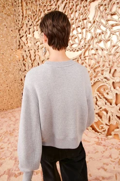 Best Sale Ulla Johnson Lumi Pullover Heather Grey