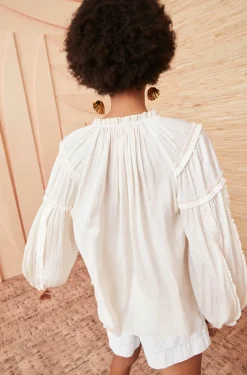 Fashion Ulla Johnson Maeve Blouse Blanc