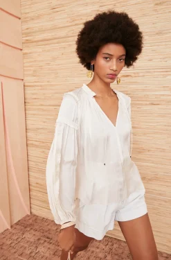 Fashion Ulla Johnson Maeve Blouse Blanc