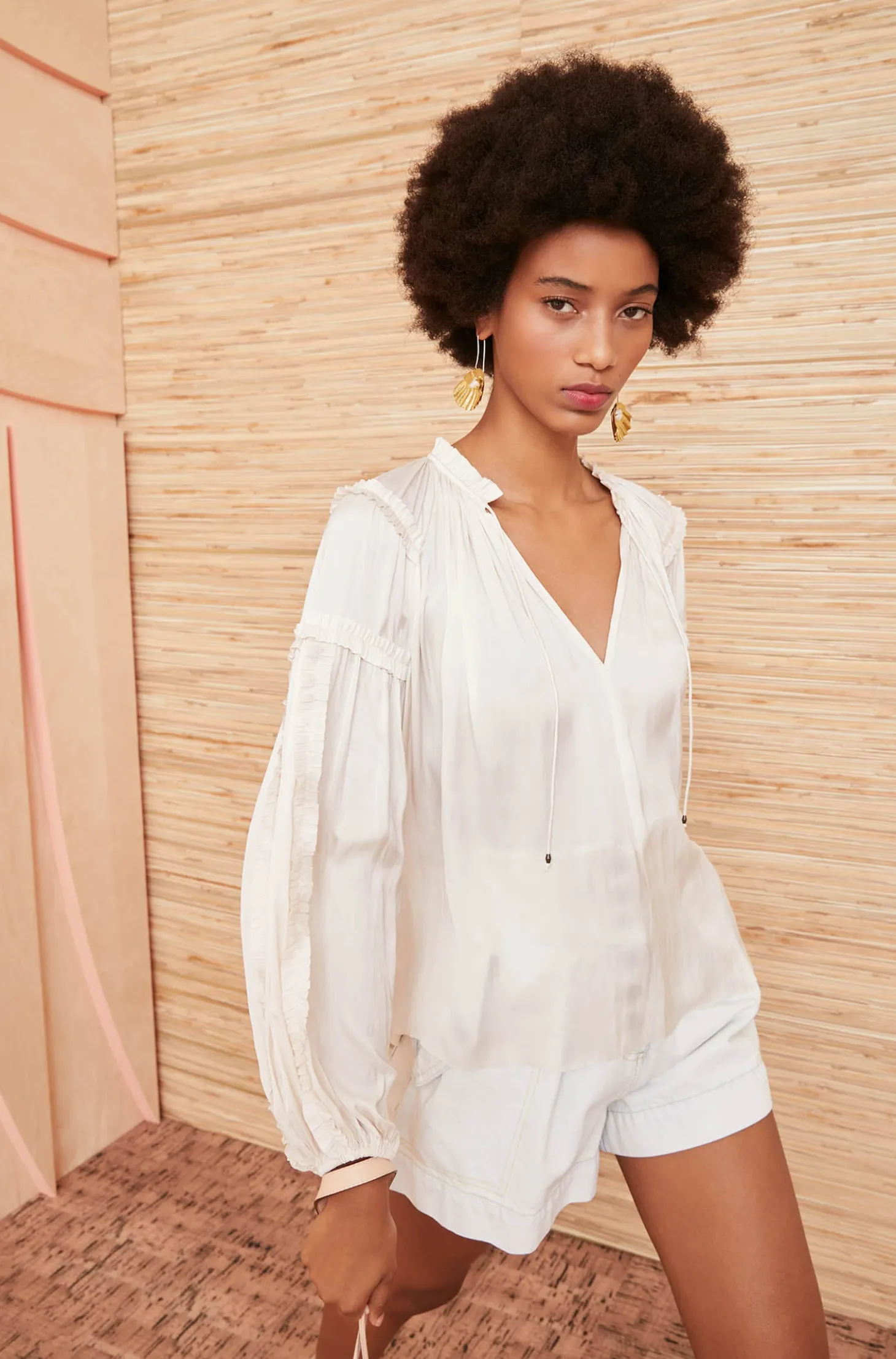 Fashion Ulla Johnson Maeve Blouse Blanc