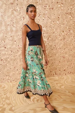 Online Ulla Johnson Makana Skirt Seafoam