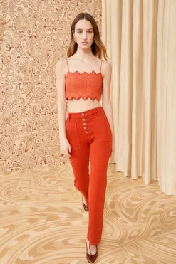 Outlet Ulla Johnson Marie Top Saffron