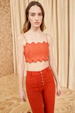 Outlet Ulla Johnson Marie Top Saffron