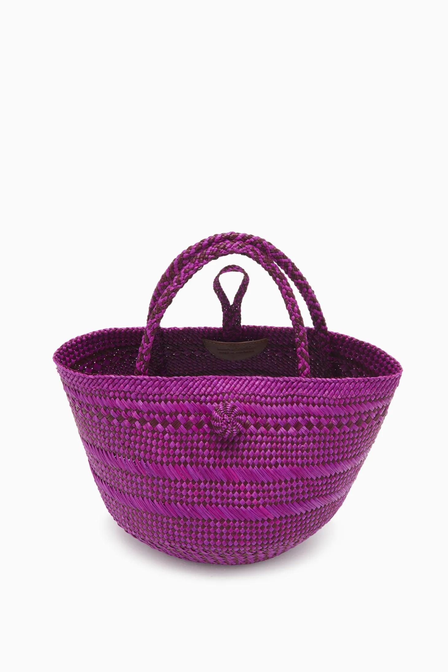 Cheap Ulla Johnson Marta Small Basket Tote Orchid Stripe