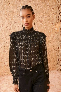 Outlet Ulla Johnson Mila Blouse Cosmos