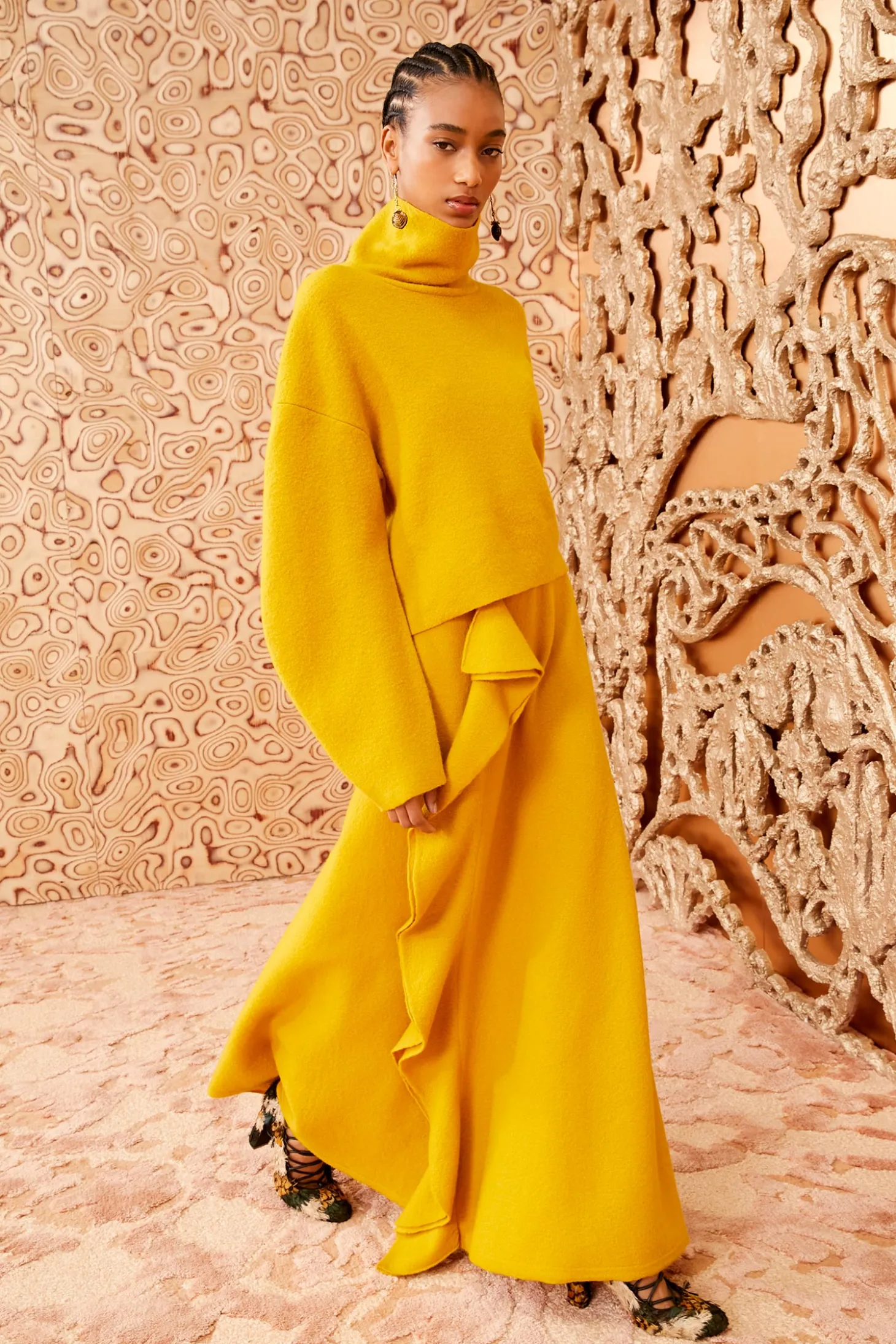 Fashion Ulla Johnson Mireya Skirt Turmeric