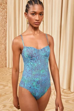 Cheap Ulla Johnson Nahla Maillot Lagoon