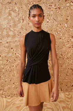 Store Ulla Johnson Naia Top Noir