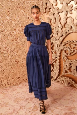 Shop Ulla Johnson Nara Top Midnight