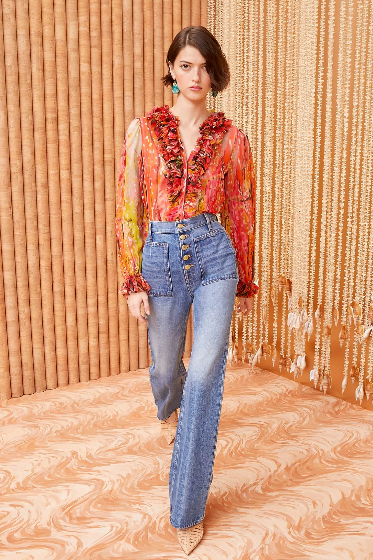 Best Ulla Johnson Nicola Blouse Cherry In Lace