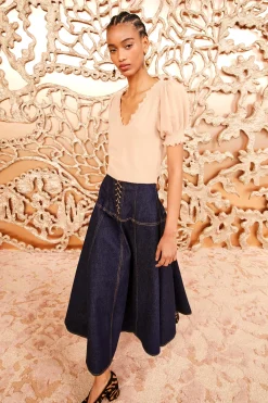 Best Ulla Johnson Polline Top Camel