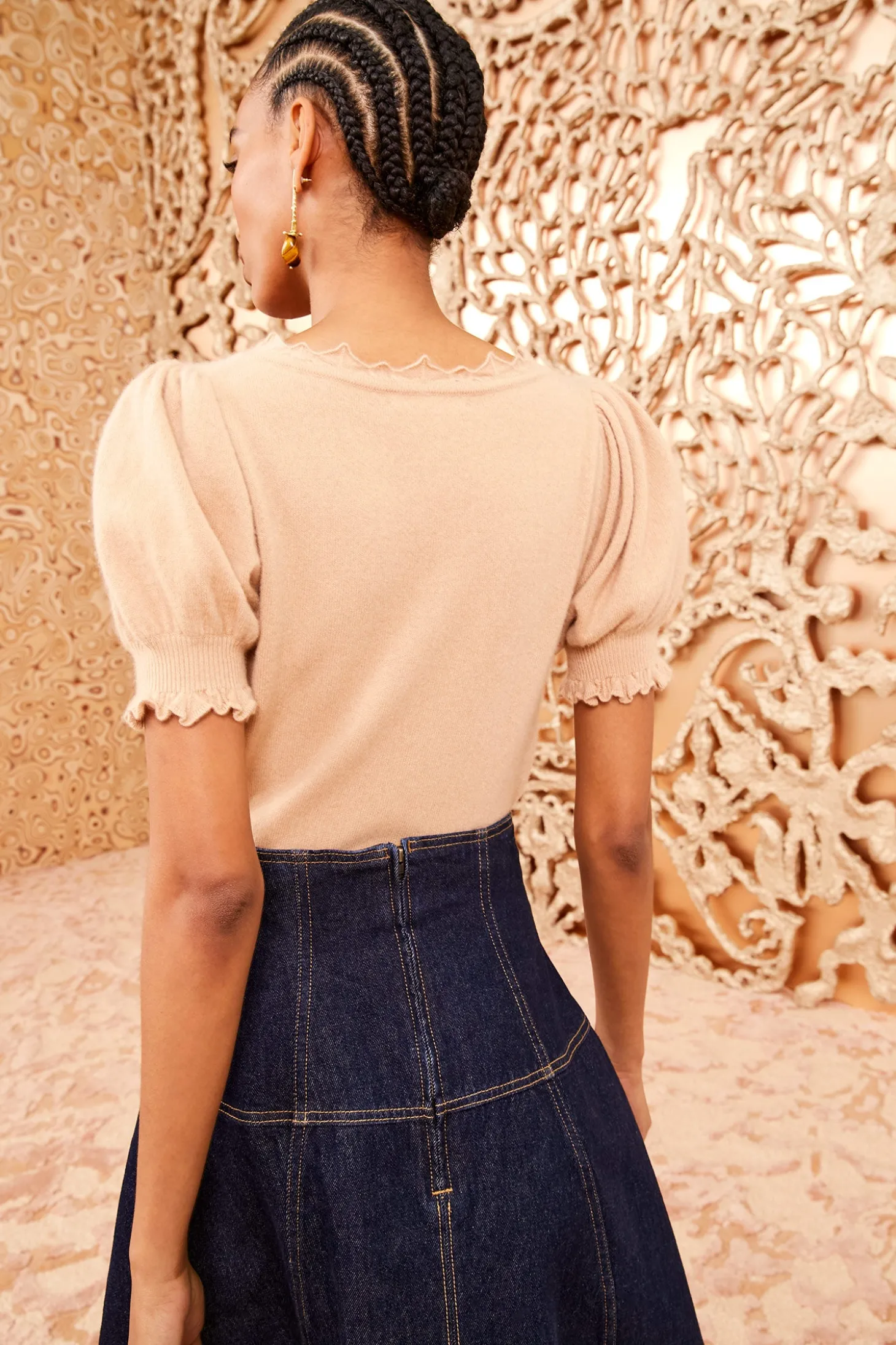 Best Ulla Johnson Polline Top Camel