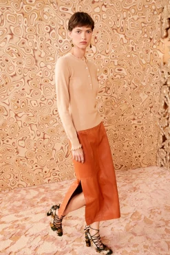 Outlet Ulla Johnson Reese Top Camel