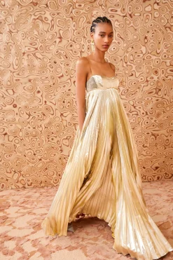 Shop Ulla Johnson Rhea Gown Platinum