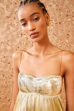 Shop Ulla Johnson Rhea Gown Platinum