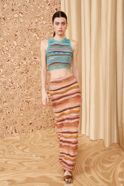 Shop Ulla Johnson Rosen Skirt Sunset
