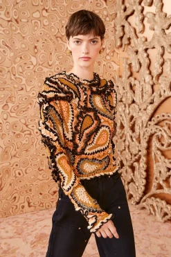 Fashion Ulla Johnson Sunara Pullover Anemone