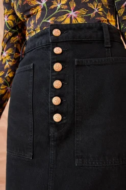 Fashion Ulla Johnson The Bea Skirt Noir Wash