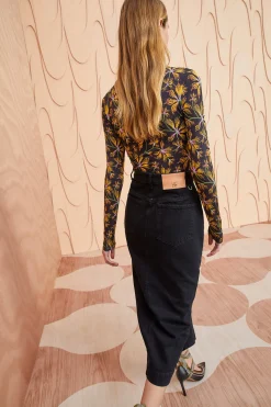 Fashion Ulla Johnson The Bea Skirt Noir Wash