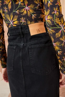 Fashion Ulla Johnson The Bea Skirt Noir Wash