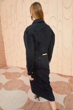 Best Sale Ulla Johnson The Cosette Jacket Noir Wash