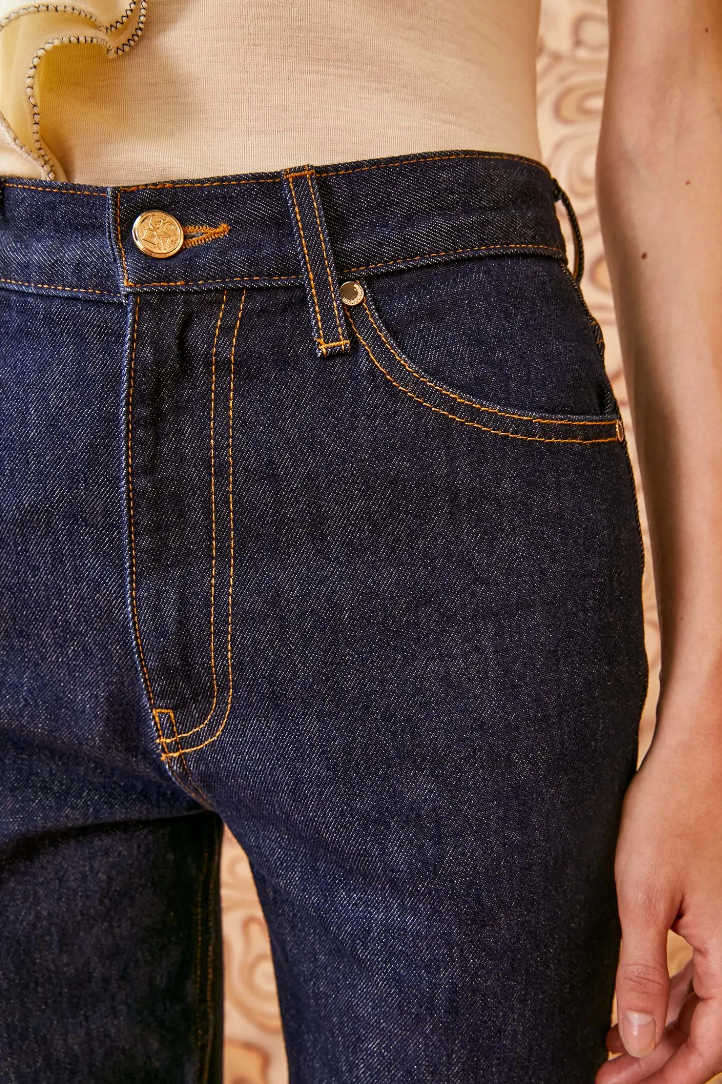 Best Sale Ulla Johnson The Cropped Agnes Jean Tigris Rigid Wash