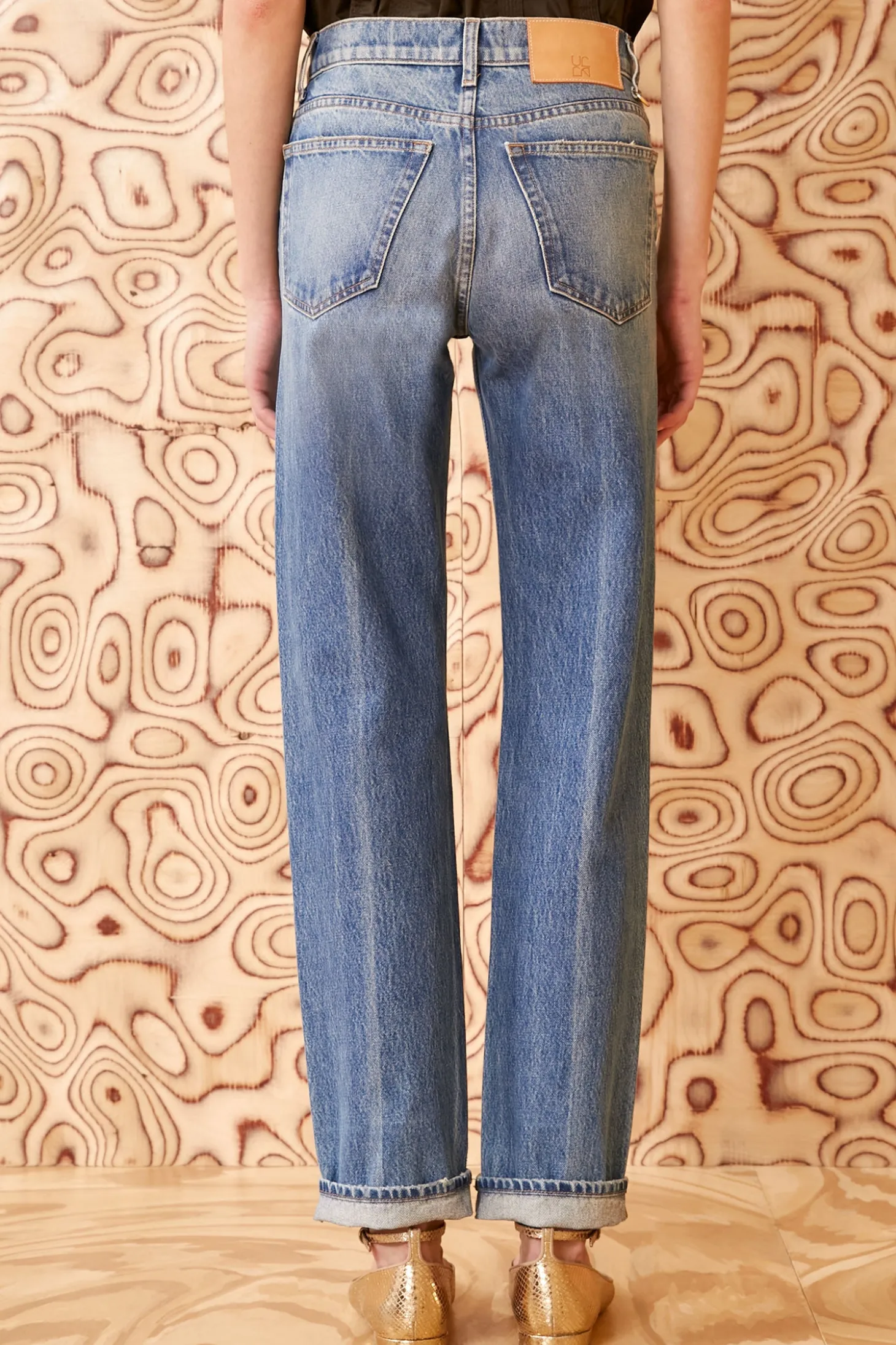 New Ulla Johnson The Daphne Jean Danube Medium Indigo Wash