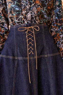 Online Ulla Johnson The Estelle Skirt Tigris Rigid Wash