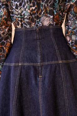 Online Ulla Johnson The Estelle Skirt Tigris Rigid Wash