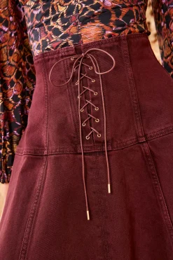 Flash Sale Ulla Johnson The Estelle Skirt Claret Wash