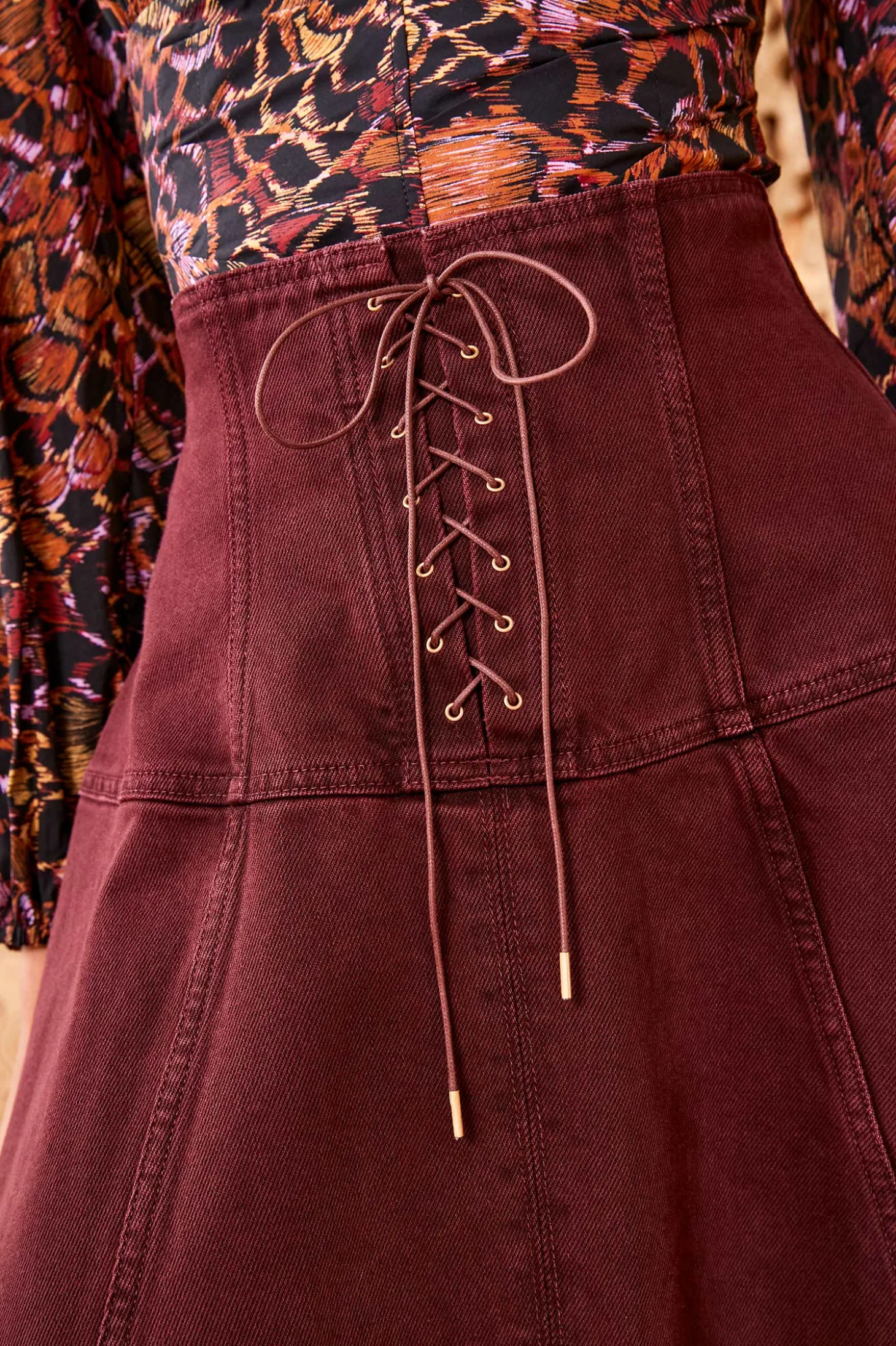 Flash Sale Ulla Johnson The Estelle Skirt Claret Wash