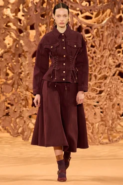 Flash Sale Ulla Johnson The Estelle Skirt Claret Wash