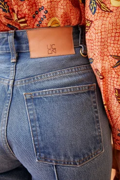 Best Ulla Johnson The Genevieve Jean Danube Medium Indigo Wash