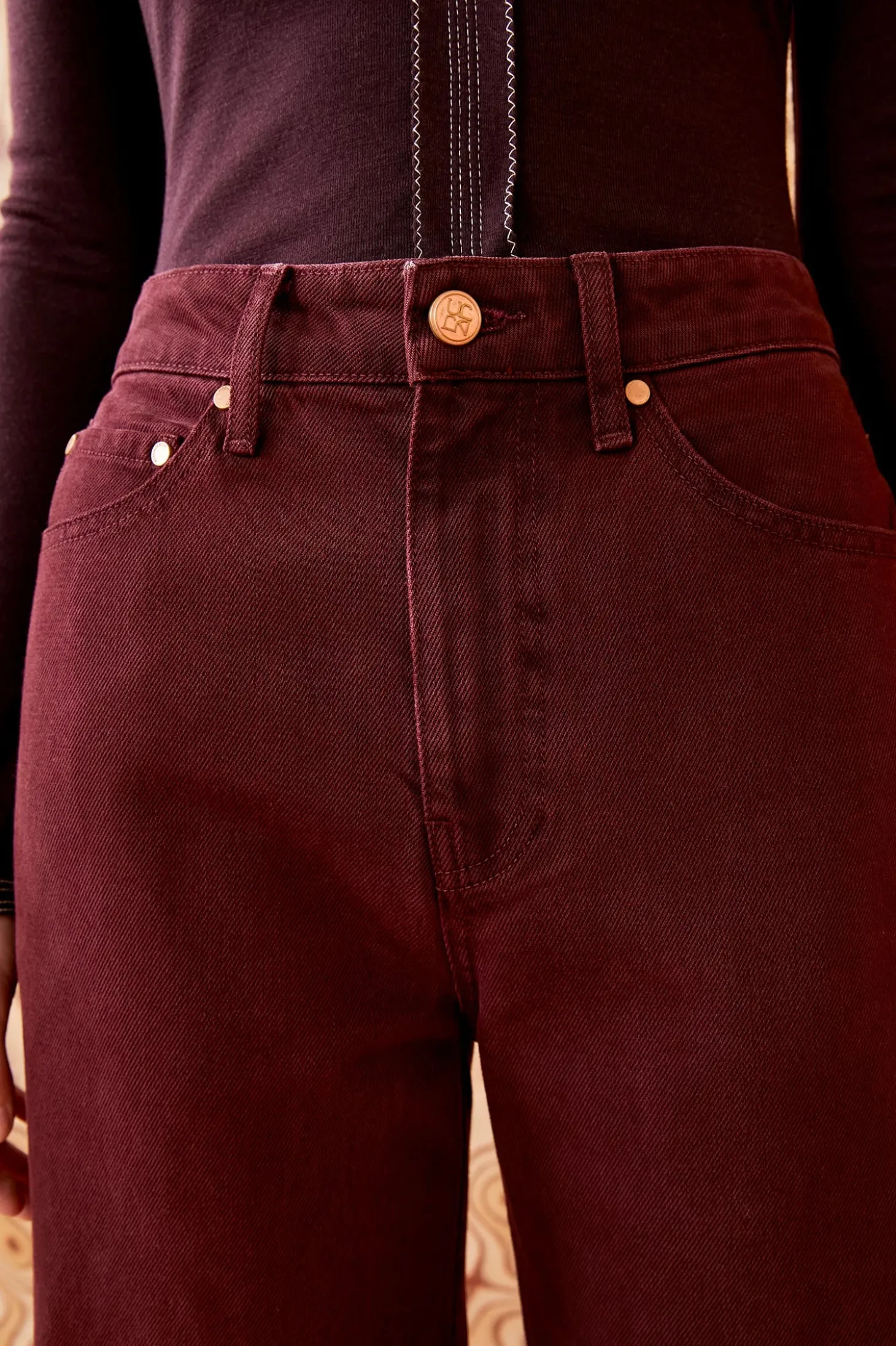 Cheap Ulla Johnson The Willow Jean Claret Wash