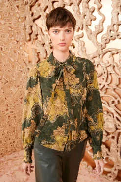 Discount Ulla Johnson Vedra Blouse Alpine