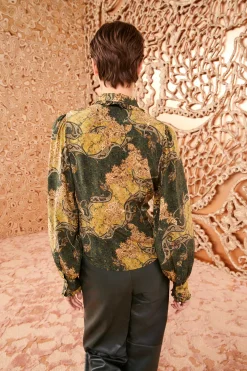 Discount Ulla Johnson Vedra Blouse Alpine